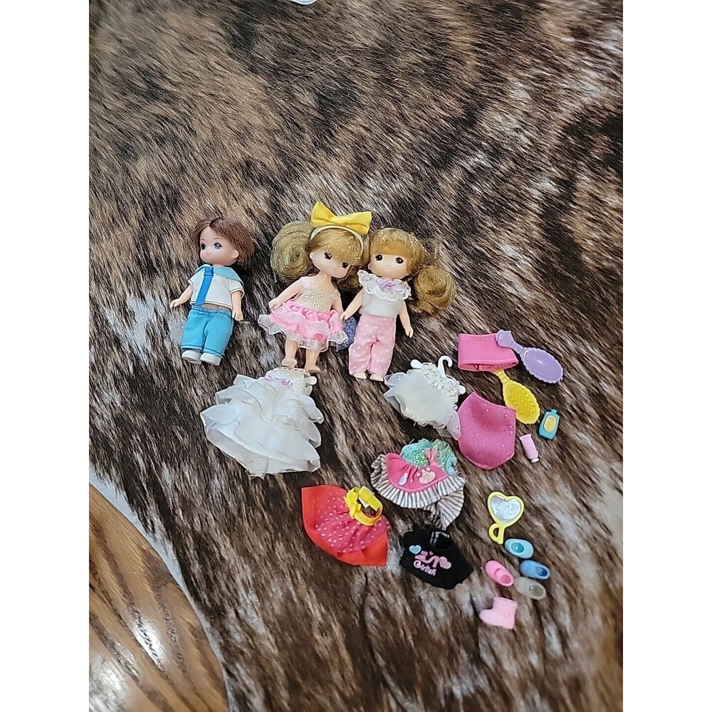 Licca-Chan Nakayoshi Kindergarten Dress-Up Doll Set Of 3